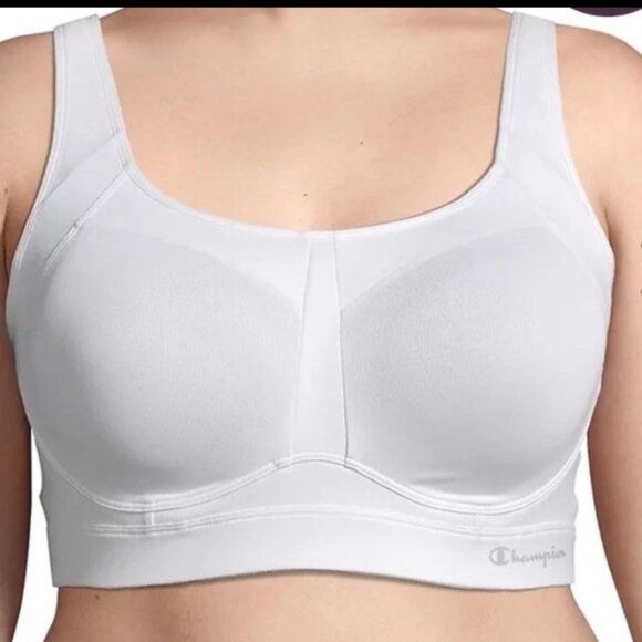 Champion Womens Motion Control Script Logo Underwire Sports Bra White 44DDD NWT - Picture 10 of 11